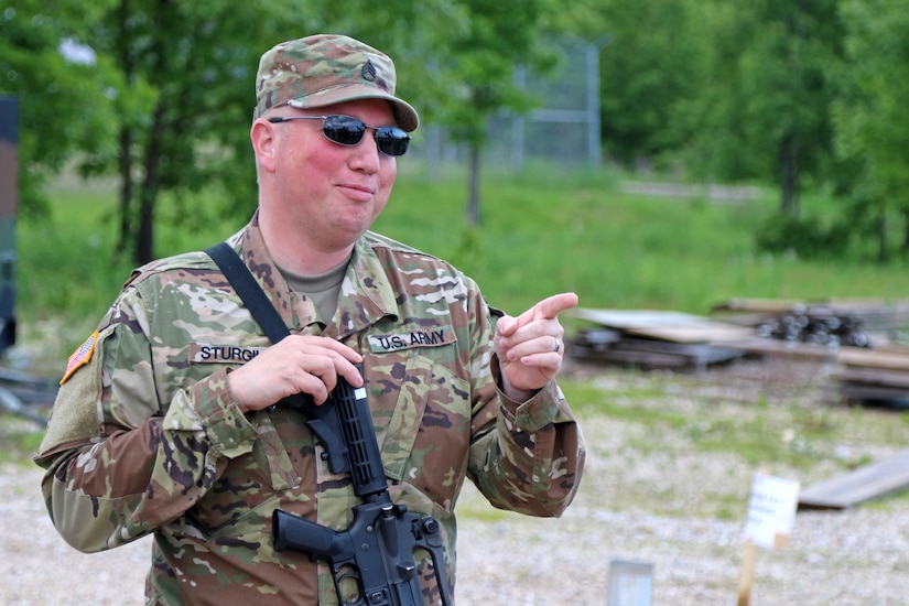 Dual Service: Montana Reserve unit Soldiers serve in police blues and Army greens