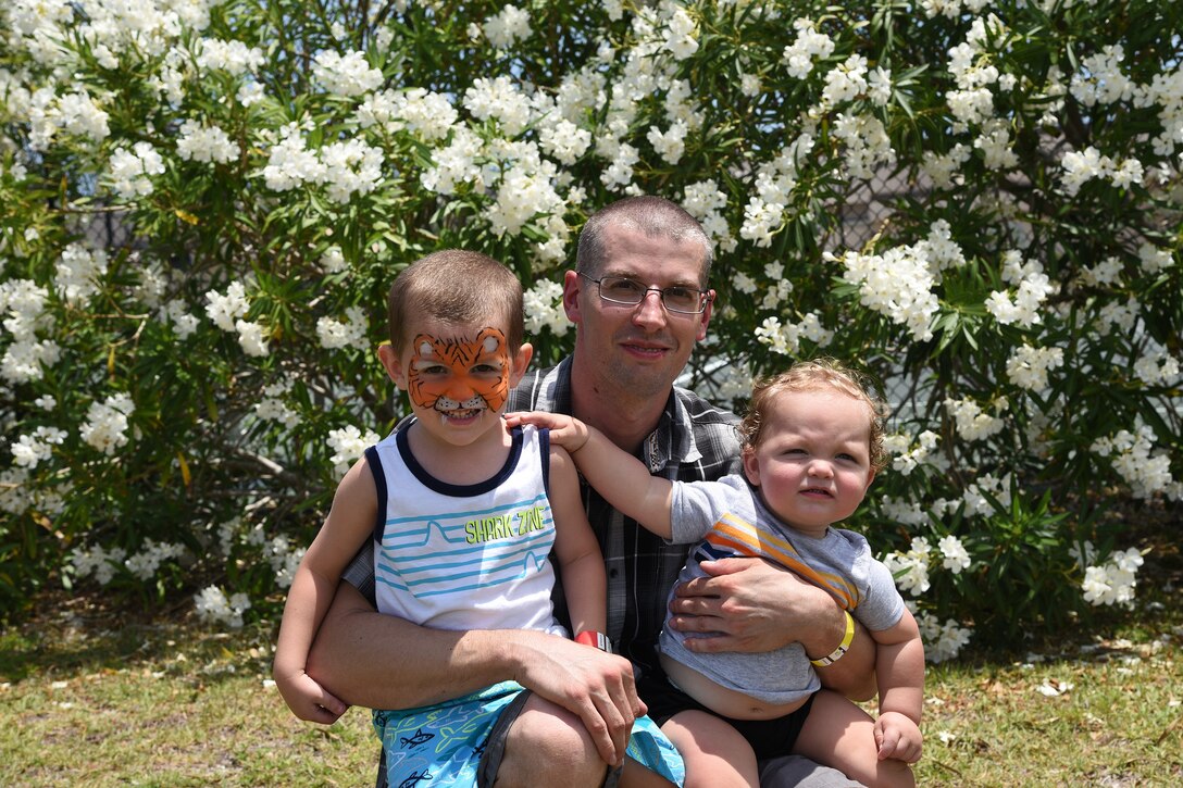 The 920th Rescue Wing held a biannual family day, at Patrick Air Force Base, Florida, Saturday, May 4, complete with food, games and live music. (U.S. Air Force photo)