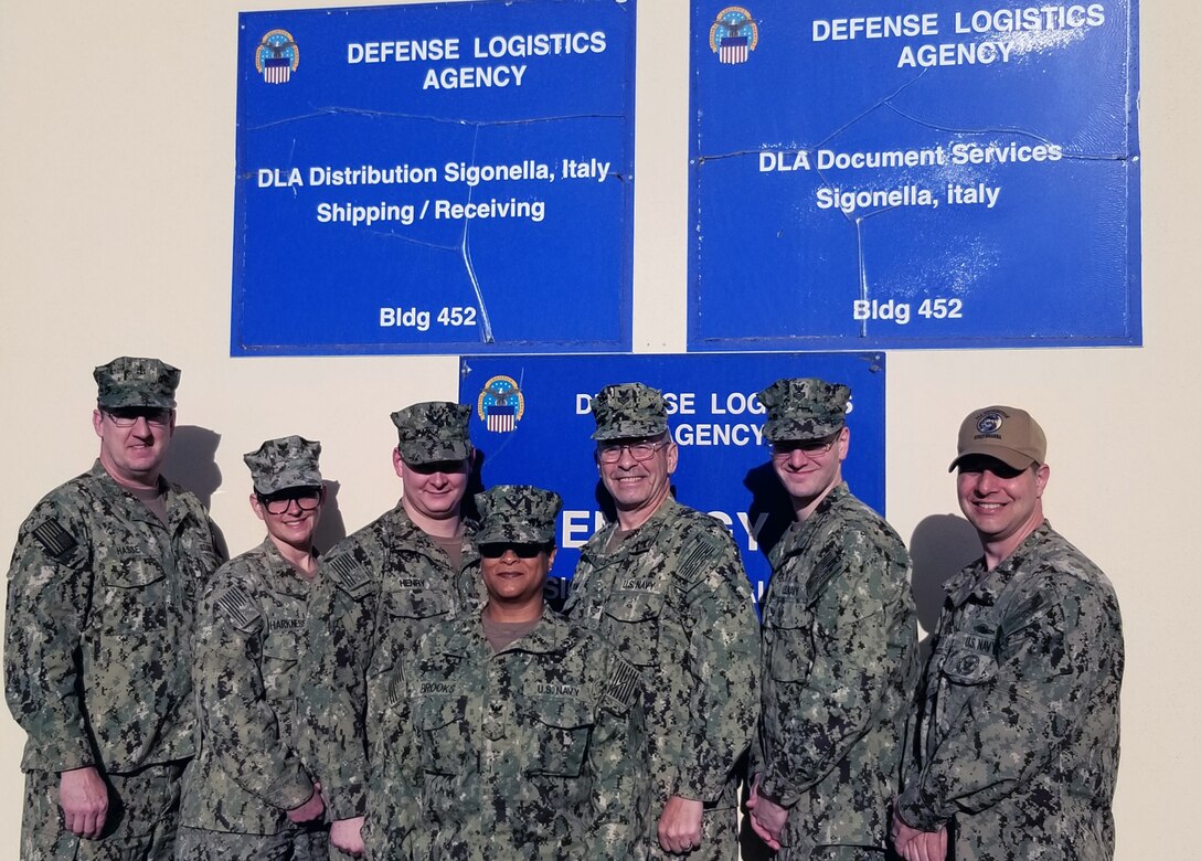 DLA Distribution Navy Reservists Support Saber Guardian 2019 at DLA Distribution Sigonella, Italy