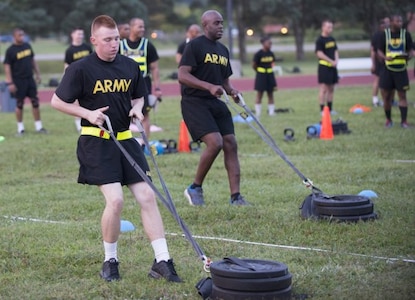 Soldiers with a permanent profile assigned to the 63 units field testing the Army Combat Fitness Test will complete the Sprint-Drag-Carry as one of the three aerobic events within an alternate assessment. Final determination of standards will be complete by Oct. 1, 2019.