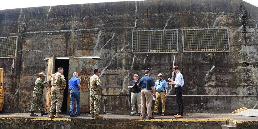 Inspectors working with the Defense Threat Reduction Agency and Naval Treaty Implementation Program act as international officials and inspect munitions bunkers during the International Chemical Weapons Convention exercise May 16, 2019, at Naval Weapons Station Charleston, Joint Base Charleston, S.C.  A feature of the Convention is its incorporation of the “challenge inspection,” whereby any State Party in doubt about another State Party’s compliance can request a surprise inspection. The purpose of the exercise is to test the response of base assistance teams should the U.S. receive an international challenge inspection under the Chemical Weapons Convention Treaty. The Chemical Weapons Convention aims to eliminate an entire category of weapons of mass destruction by prohibiting the development, production, acquisition, stockpiling, retention, transfer or use of chemical weapons by States Parties. Exercises like these support the Department of Defense’s priority of reformation and full spectrum readiness in the face of new challenges. (U.S. Air Force photo by Senior Airman Cody R. Miller)