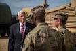 Vice President Mike Pence visits Fort McCoy, Wisconsin