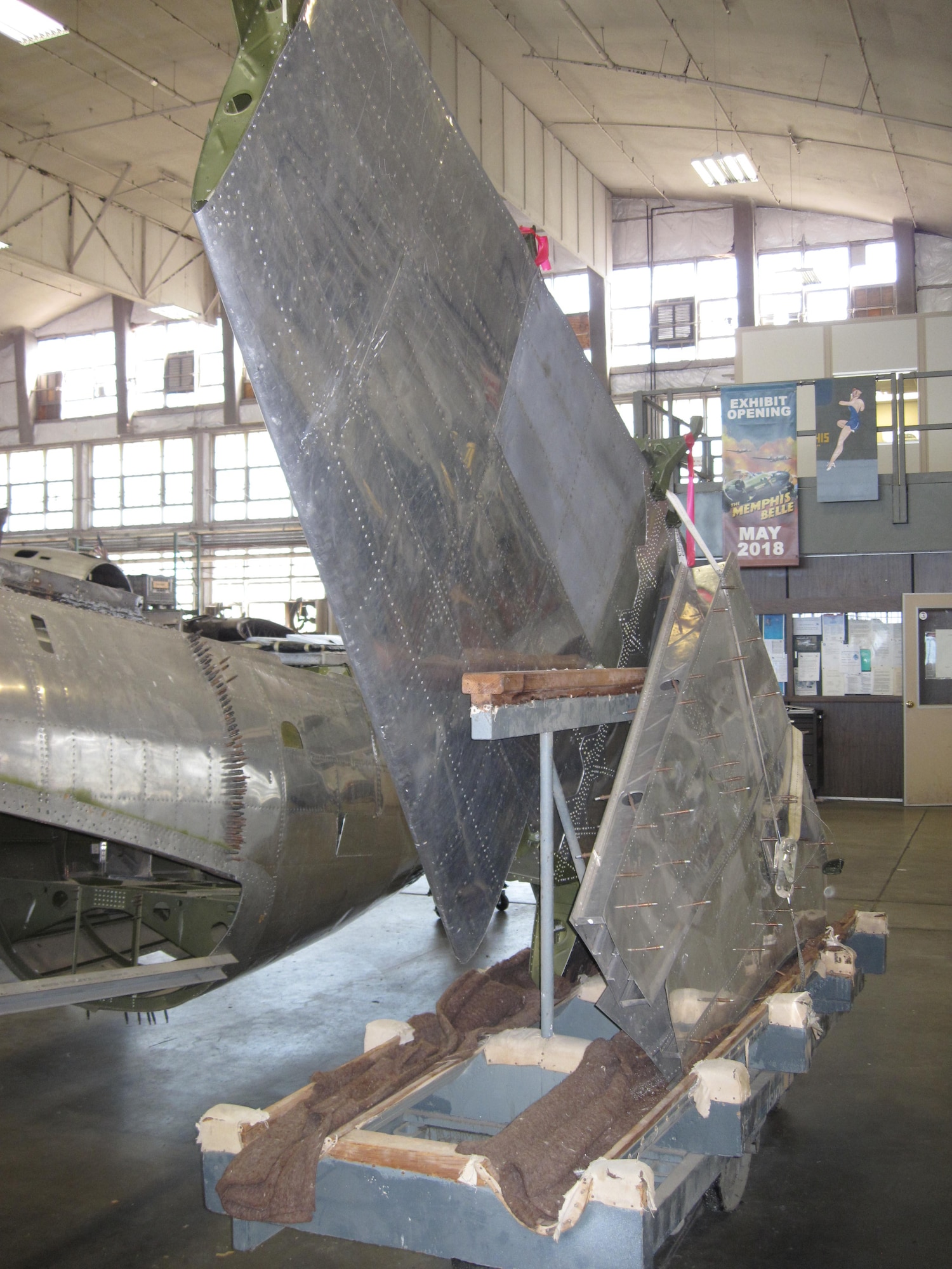 DAYTON, Ohio -- The Curtiss A-25A in storage at the National Museum of the United States Air Force. (U.S. Air Force photo)