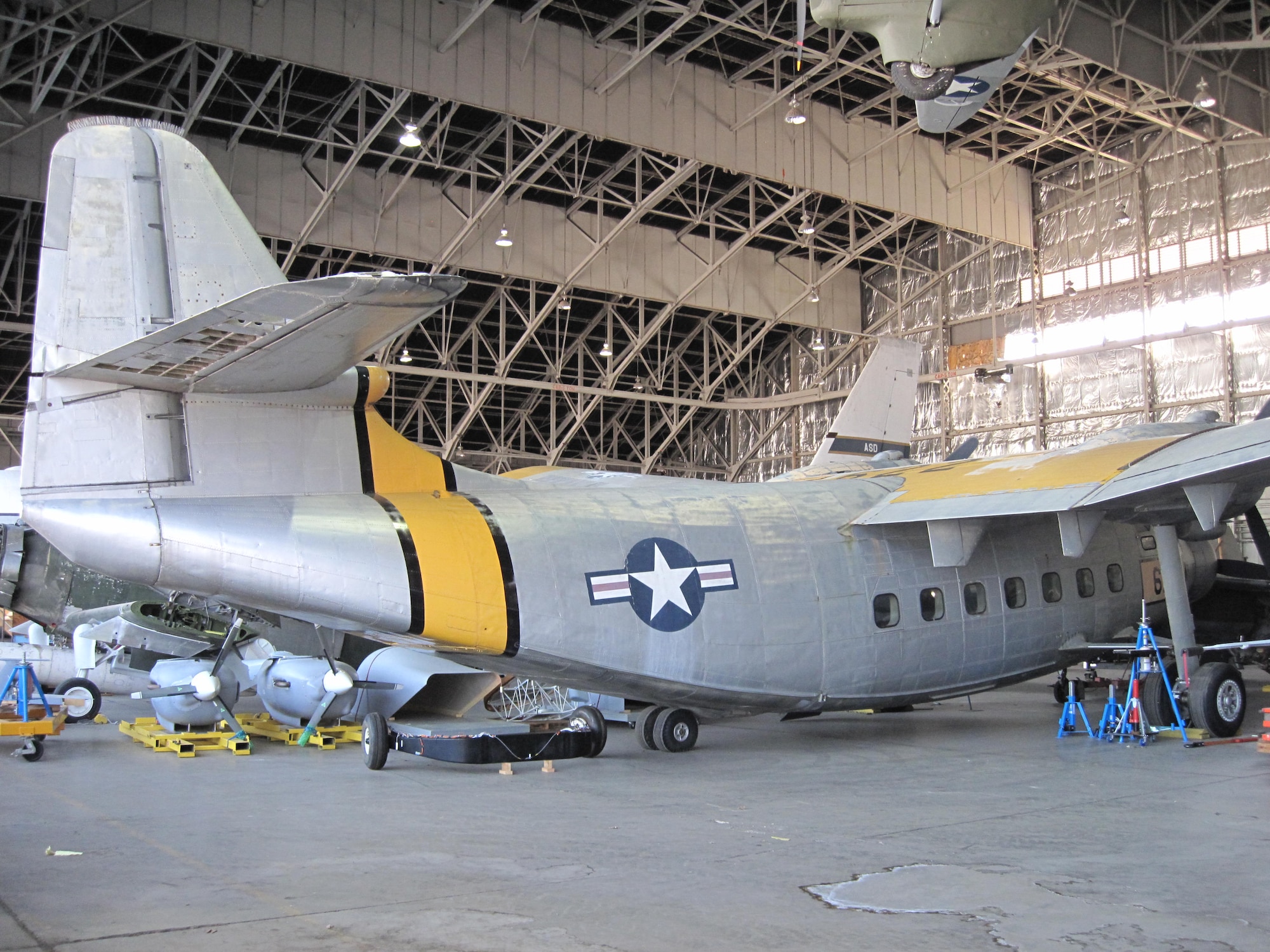 DAYTON, Ohio -- Northrop YC-125B in storage at the National Museum of the United States Air Force. (U.S. Air Force photo)