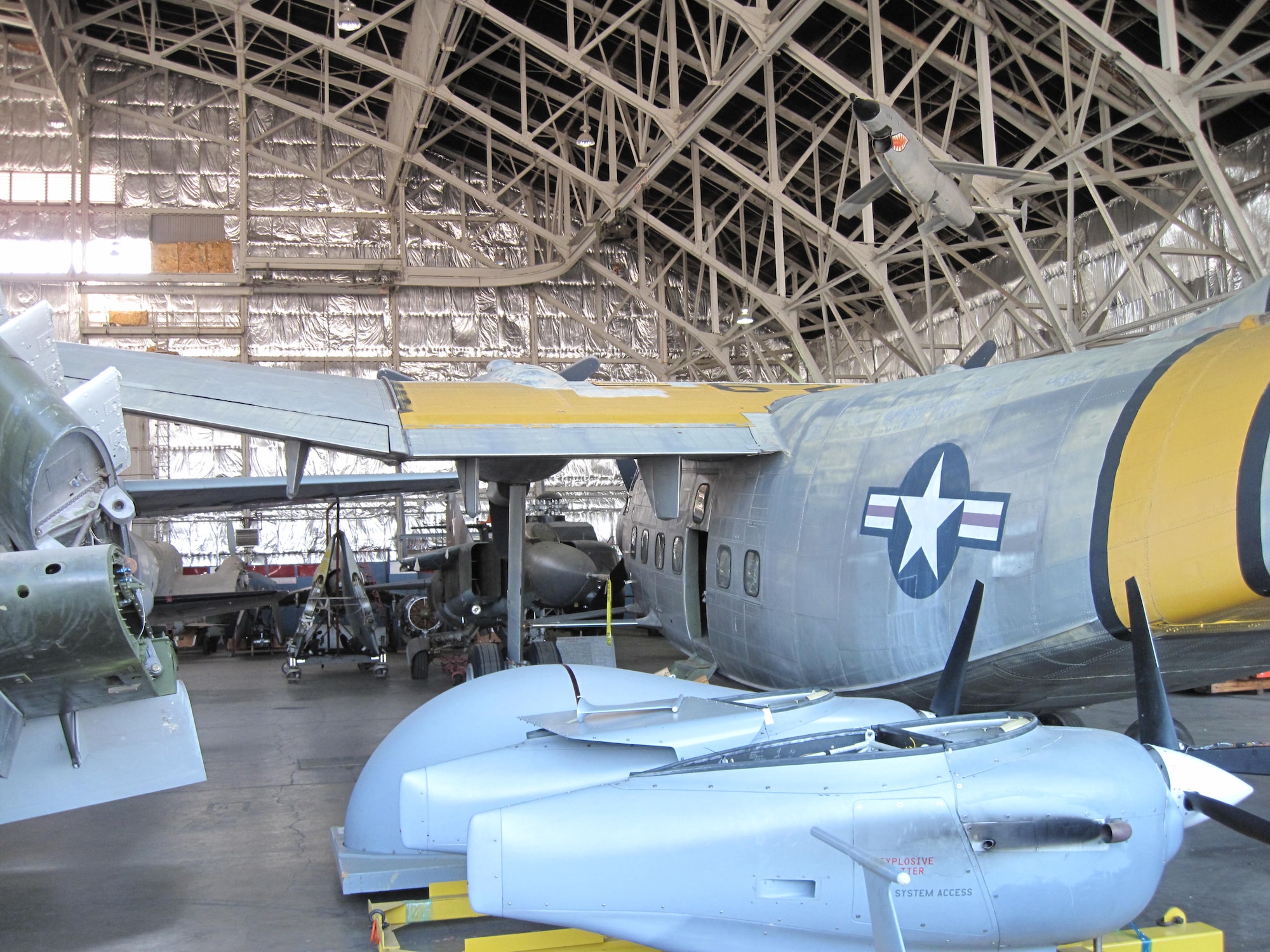 DAYTON, Ohio -- Northrop YC-125B in storage at the National Museum of the United States Air Force. (U.S. Air Force photo)