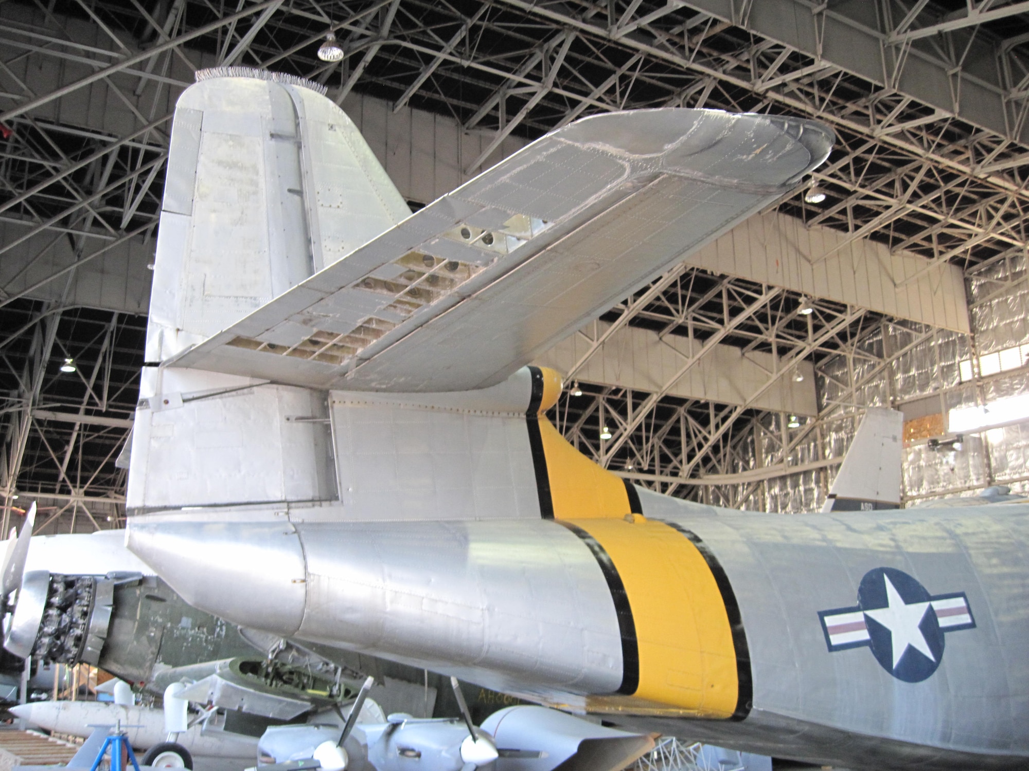 DAYTON, Ohio -- Northrop YC-125B in storage at the National Museum of the United States Air Force. (U.S. Air Force photo)