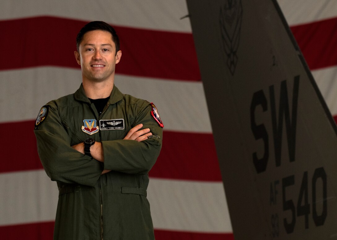 Maj. Garret Schmitz is the United States Air Force F-16 Viper Demonstration Team commander and pilot based at Shaw Air Force Base, S.C.