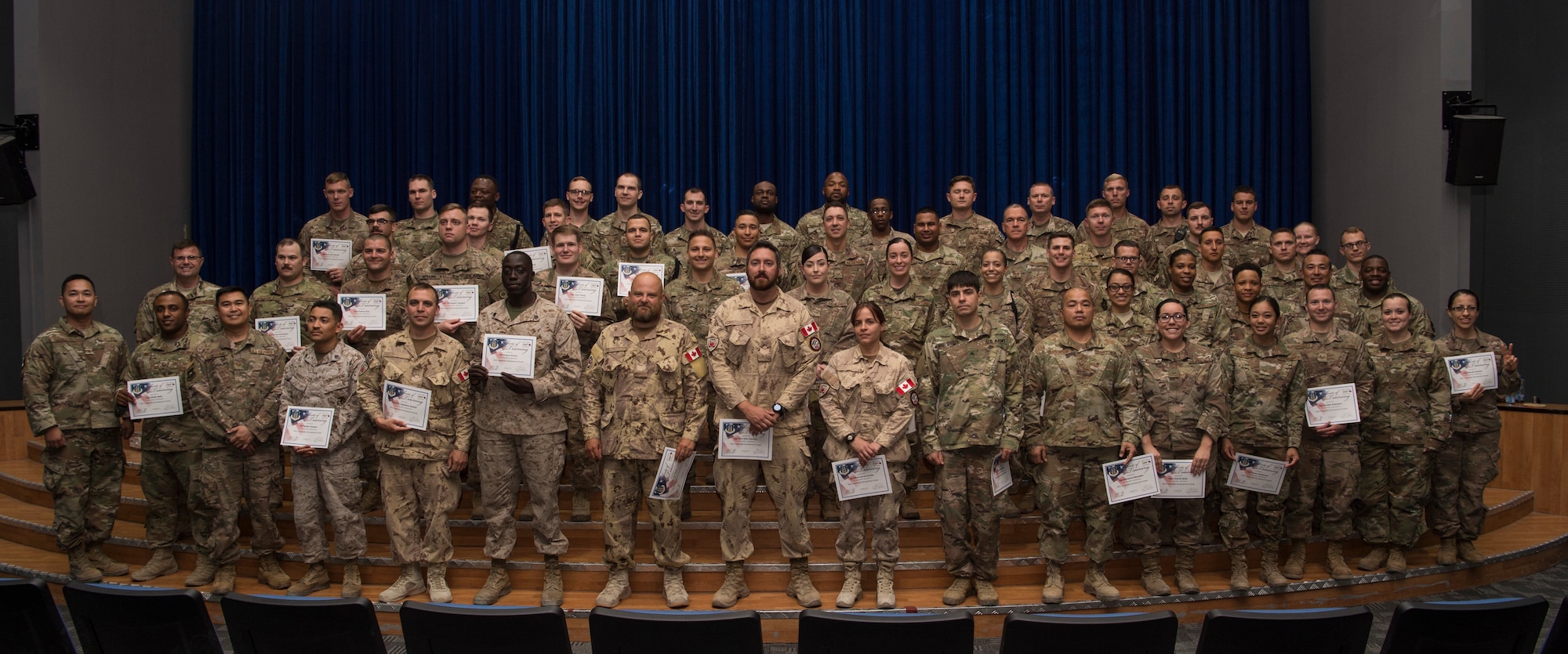 Service members; coalition partners attend first deployed NCOLDC