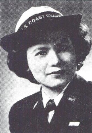 A photo of SPAR Florence Finch in uniform circa 1945