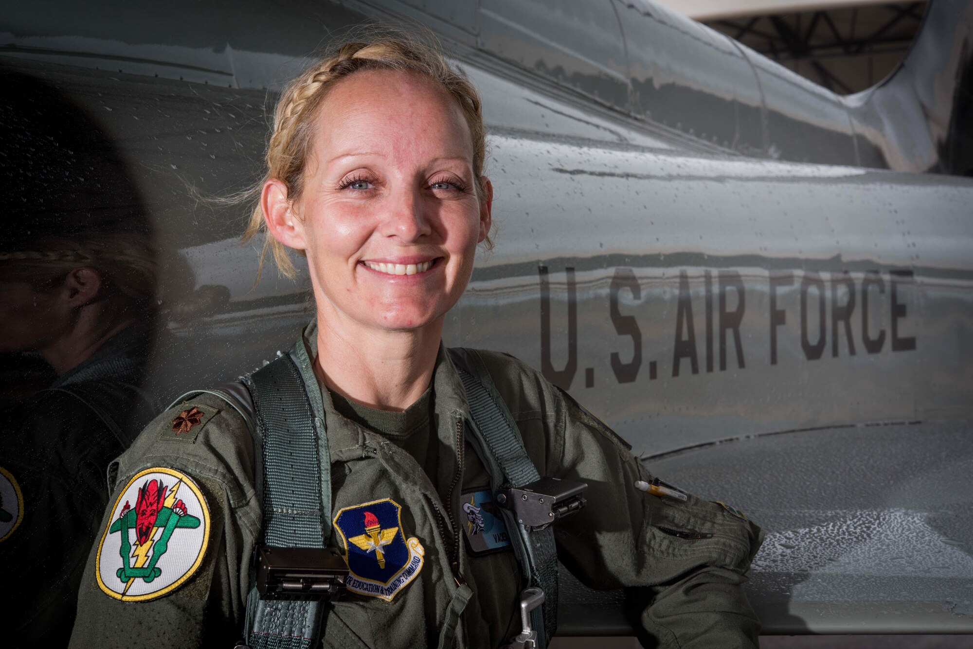 She grew up a horse loving and riding kid in Northern California and put her dream of riding professionally on hold when she enlisted and later commissioned into the Air Force.
