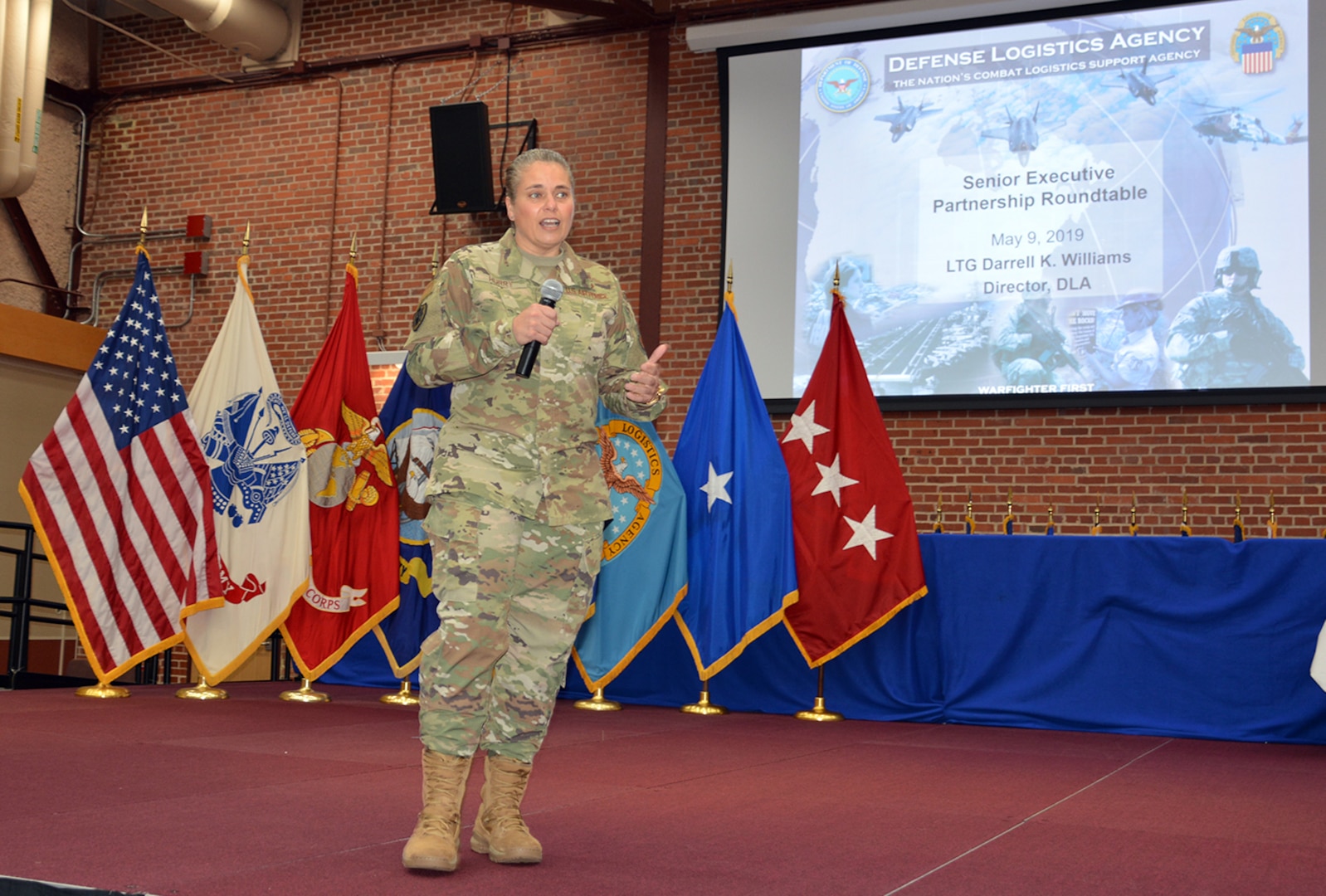 DLA Aviation commander speaks at SEPRT