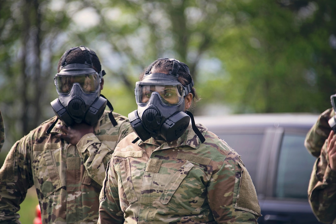 The Delaware National Guard leadership team visited Delaware National Guard units today at Fort Indiantown Gap Training Site during their annual training.