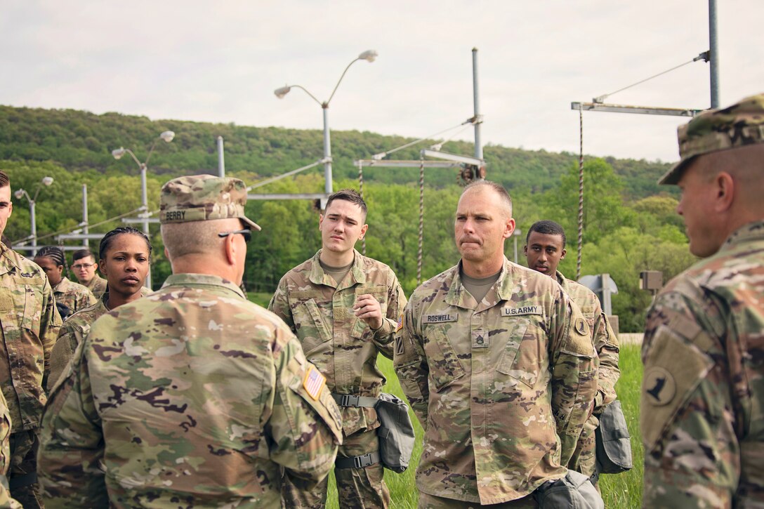The Delaware National Guard leadership team visited Delaware National Guard units today at Fort Indiantown Gap Training Site during their annual training.