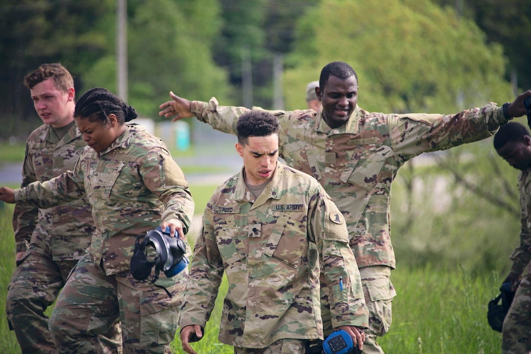 The Delaware National Guard leadership team visited Delaware National Guard units today at Fort Indiantown Gap Training Site during their annual training.