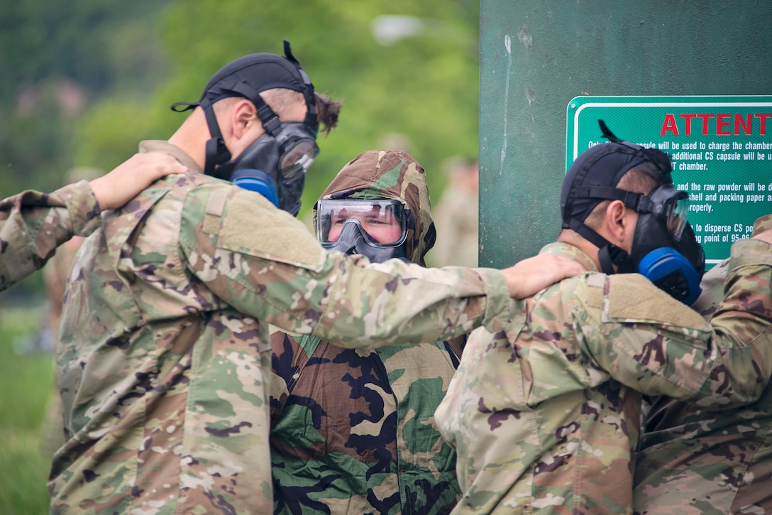 The Delaware National Guard leadership team visited Delaware National Guard units today at Fort Indiantown Gap Training Site during their annual training.