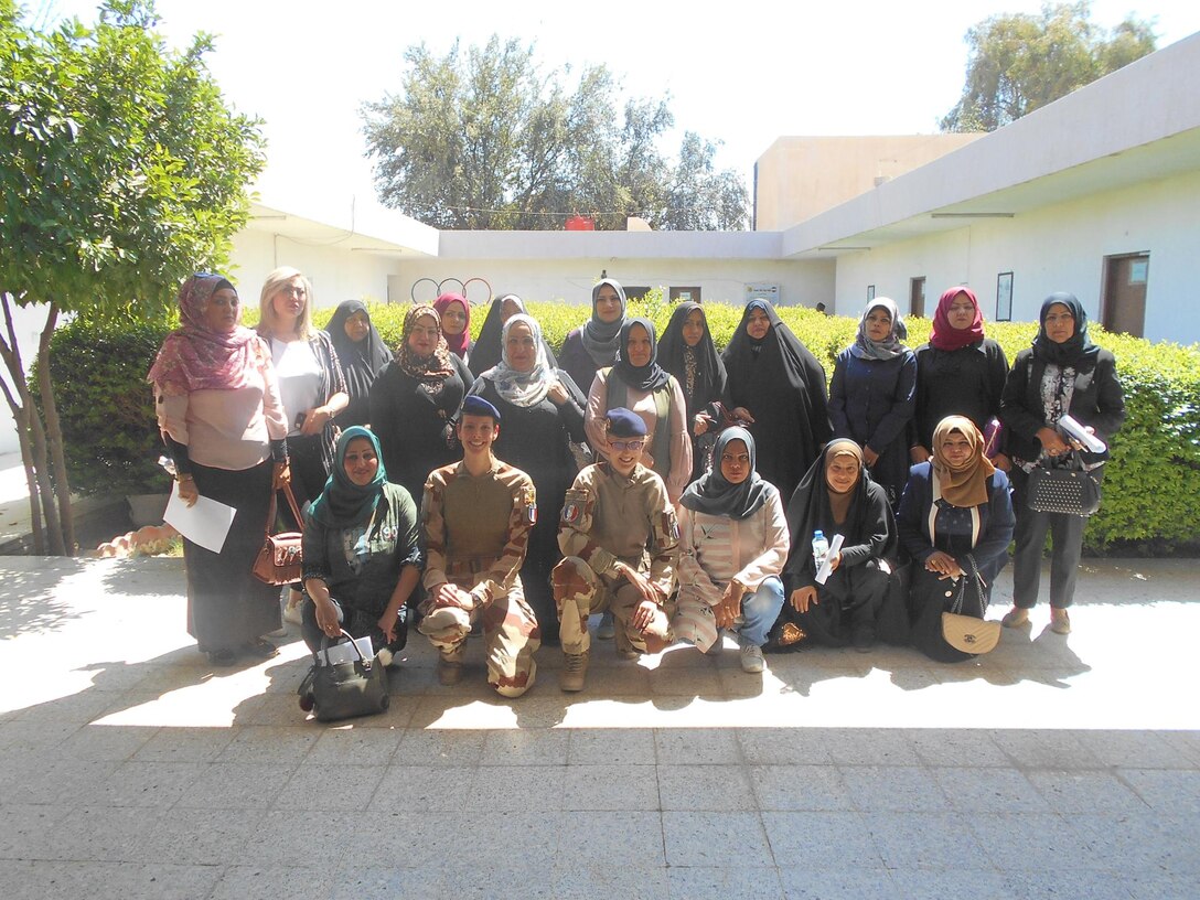 Women attached to the 6th Iraqi Division conducted a subject search workshop focusing on the crucial role women of the Iraqi Security Forces had to play.