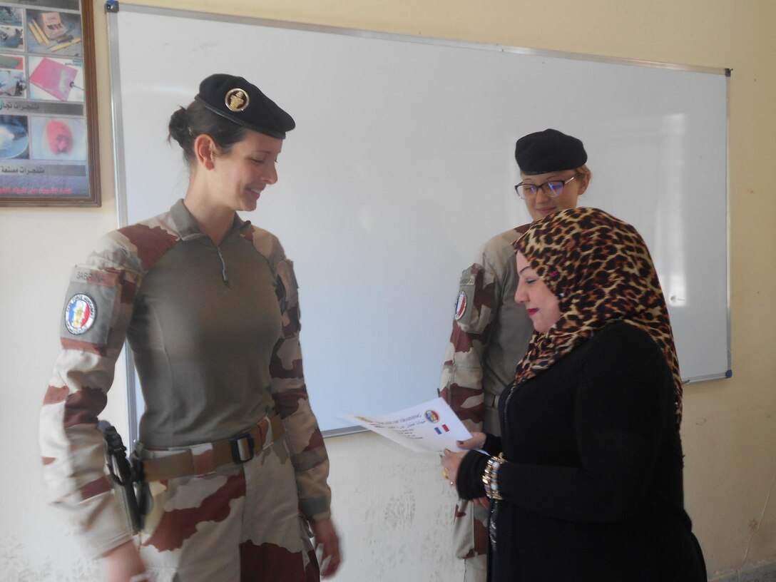 Women attached to the 6th Iraqi Division conducted a subject search workshop focusing on the crucial role women of the Iraqi Security Forces had to play.