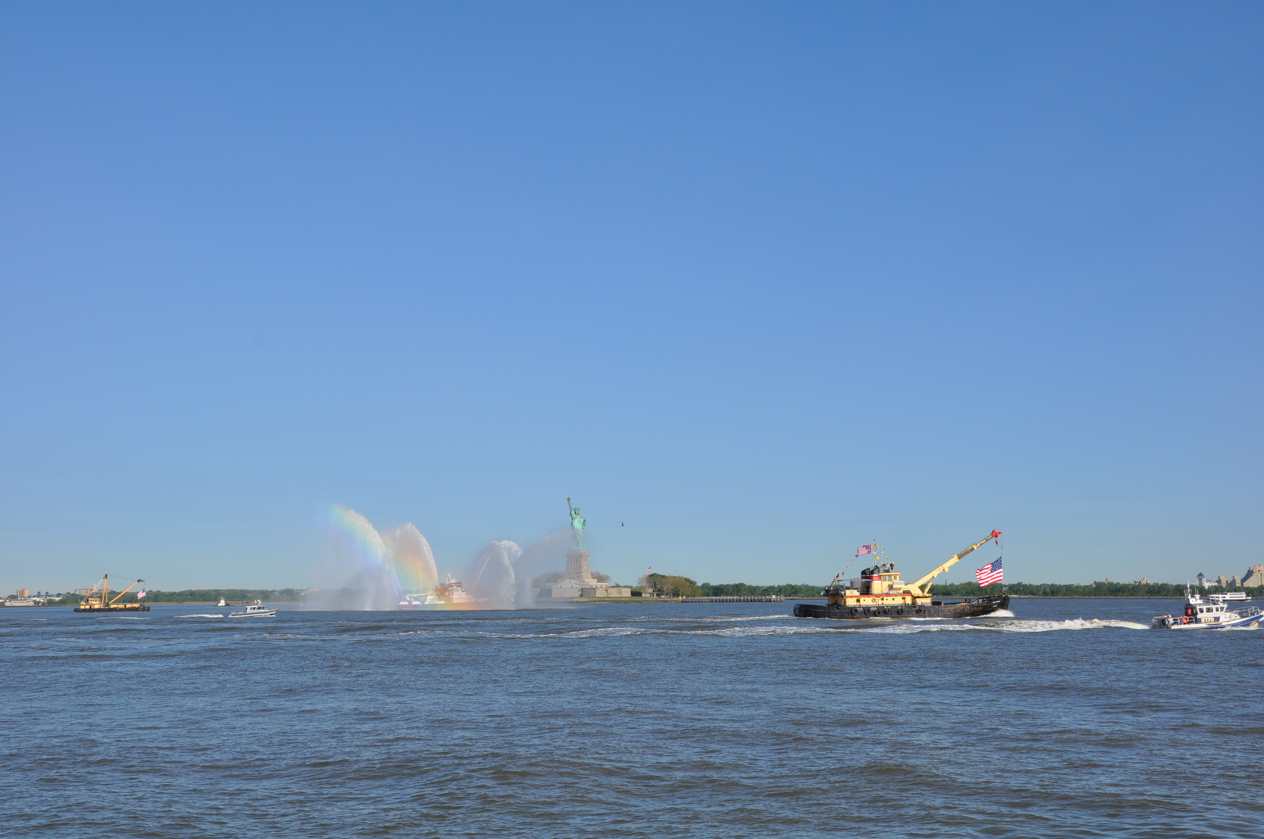 New York District Drift Collection Vessel HAYWARD leads