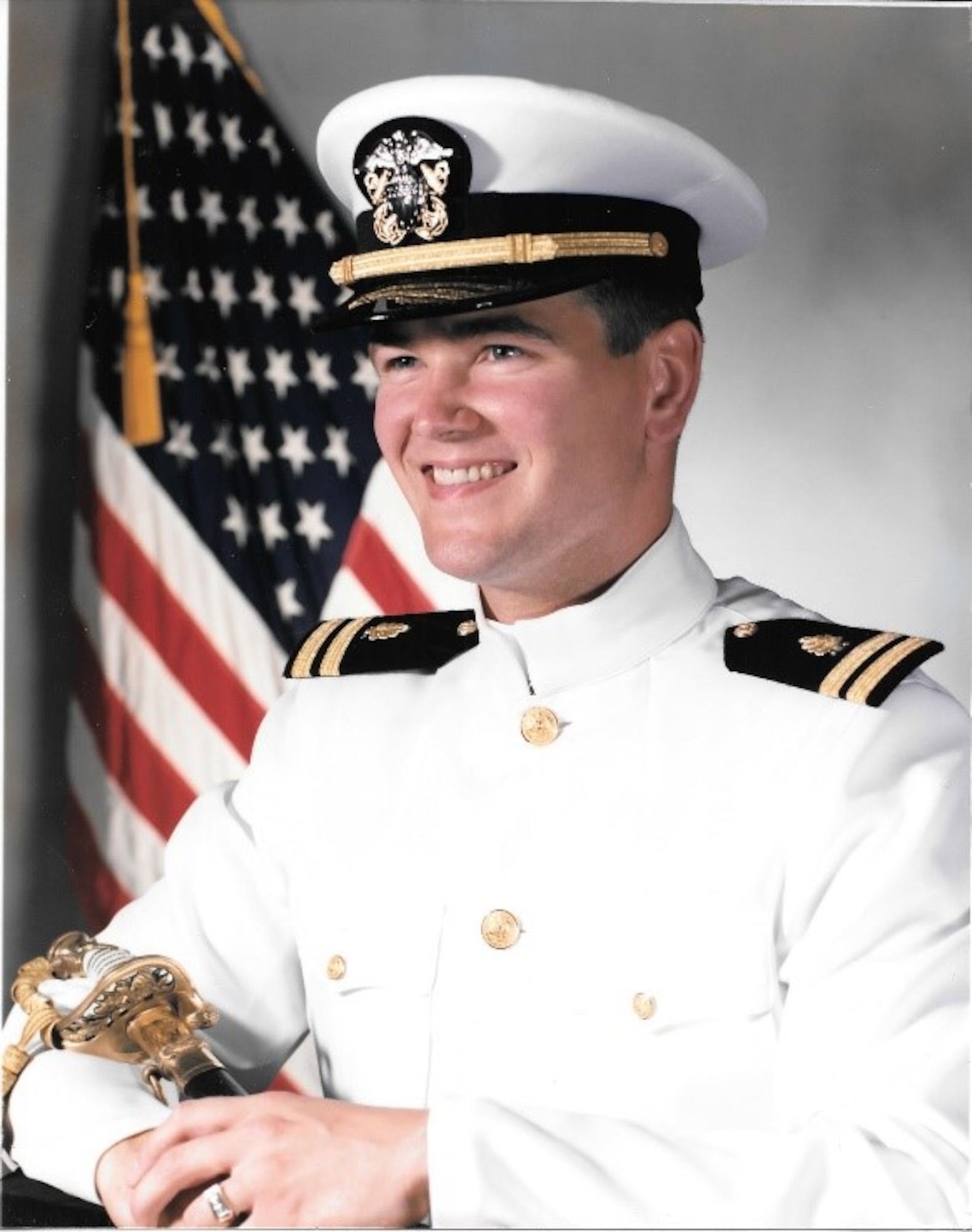 Dr. Richard Fink when he was a Navy lieutenant. (Courtesy photo)