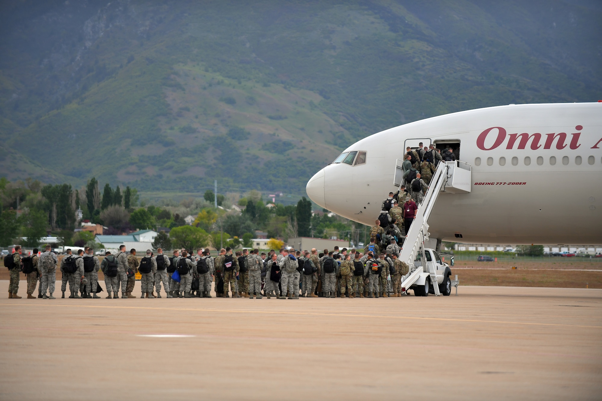 Airmen from the 388th and 419th Fighter Wings, at Hill AFB, Utah have deployed the F-35A Lightning II and associated equipment to Aviano Air Base, Italy, to participate in exercises and conduct training with other Europe-based aircraft as part of a Theater Security Package. The Airmen will remain in Europe for several weeks. (U.S. Air Force photo by Todd Cromar)