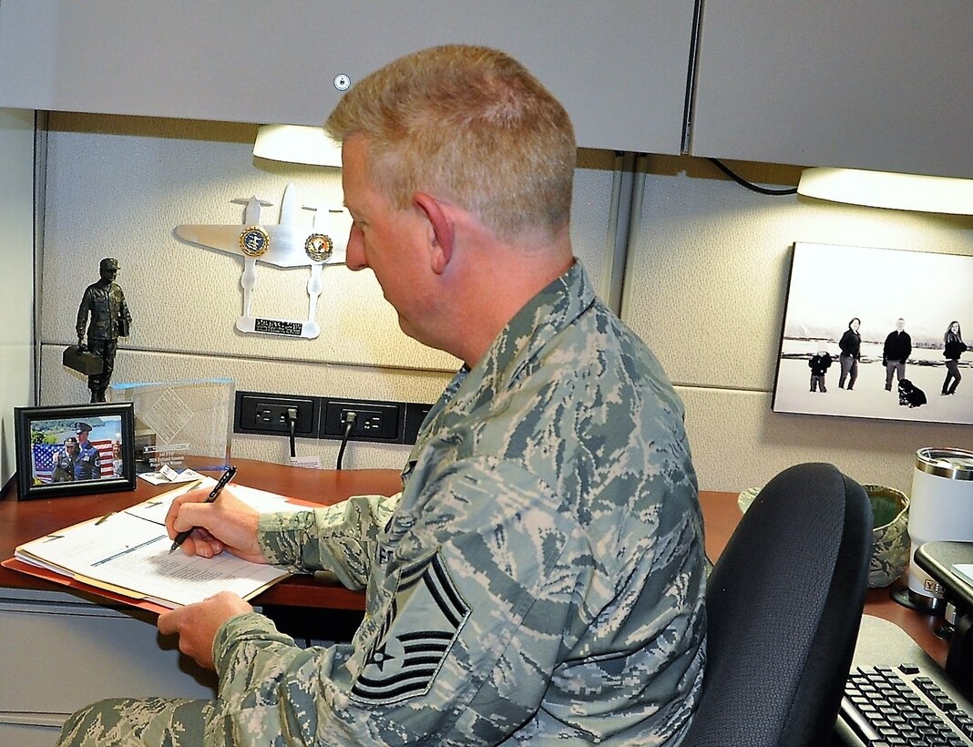 Senior Master Sgt. Craig Pfister, 340th FTG IG Inspections Superintendent (U.S. Air Force photo by Janis E Shabazz)