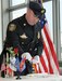 Officer Miles Noonan of the Federal Reserve Police helps conduct the Missing Man Table ceremony as the Federal Reserve Bank of Philadelphia hosts its third-annual Memorial Day remembrance ceremony May 23 at its headquarters to honor those men and women in uniform who have made the ultimate sacrifice in service to the nation. The Federal Reserve Bank of Philadelphia is one of the 12 regional Reserve Banks that, together with the Board of Governors in Washington, D.C., make up the Federal Reserve System. The institution holds a remembrance ceremony the Thursday before Memorial Day every year. The Missing Man Table ceremony pays tribute to the nation’s fallen, missing and imprisoned military service members.