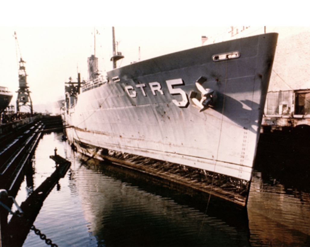 USS Liberty in Drydock