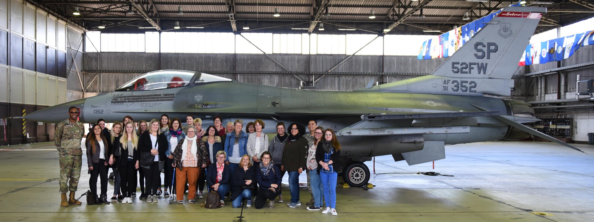 German Nurses visit Spangdahlem Air Base during Nurses Week