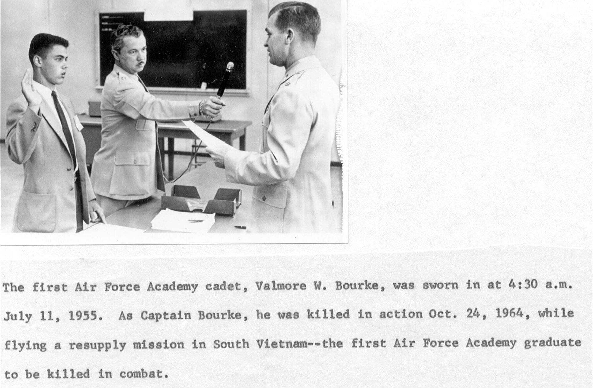 Capt. Valmore “Val” Bourque.