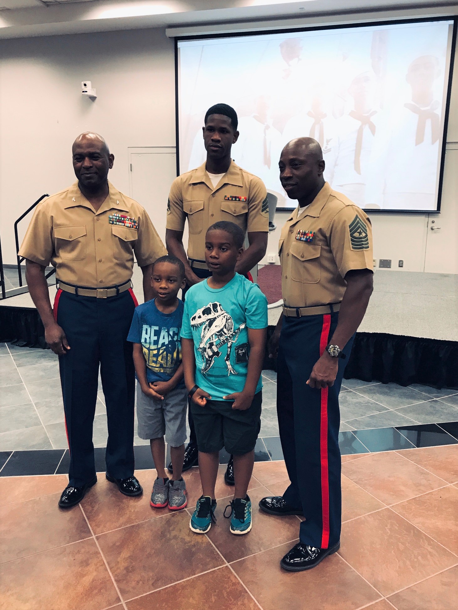 Col. Alphonso Trimble, commanding officer, Marine Corps Logistics Base Albany, served as the keynote speaker for the seventh annual Memorial Day Ceremony at Albany Technical College, May 24.  The ceremony was held in the Kirkland Conference Center and attended by faculty, staff, students and members of the local community.