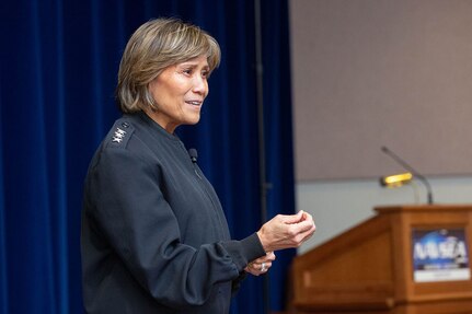 Vice Adm. Raquel Bono discusses leadership, mentorship in visit to NUWC Division Newport