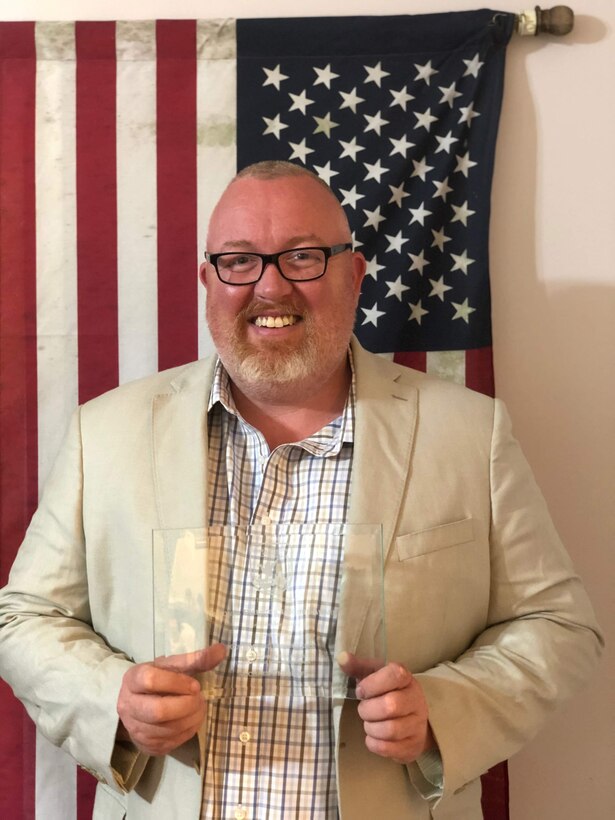 Michael Fedoroff, deputy director, Tribal Nations Technical Center of Excellence. Fedoroff, and his archeology team, was recognized by the U.S. Fish and Wildlife Service, May 8, 2019, at the Southeast Regional Office, in Atlanta, Georgia.