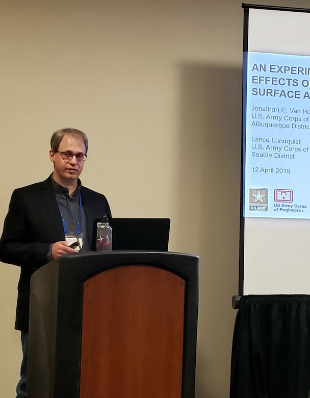 Jonathan Van Hoose, district archeologist, presented at the 84th Annual Meeting of the Society for American Archaeology, held at the Albuquerque Convention Center, April 12, 2019.