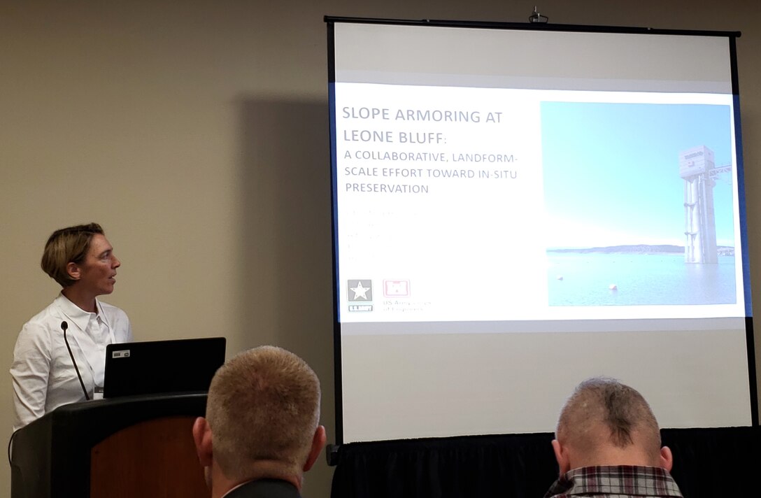Christina Sinkovec, district archeologist, presented at the 84th Annual Meeting of the Society for American Archaeology, held at the Albuquerque Convention Center, April 12, 2019.
