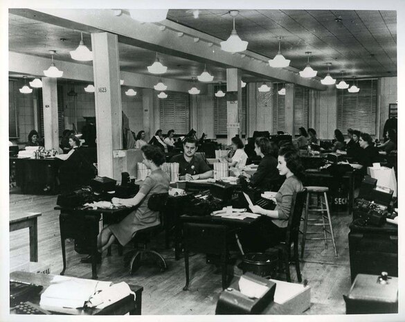 Arlington Hall personnel at work
