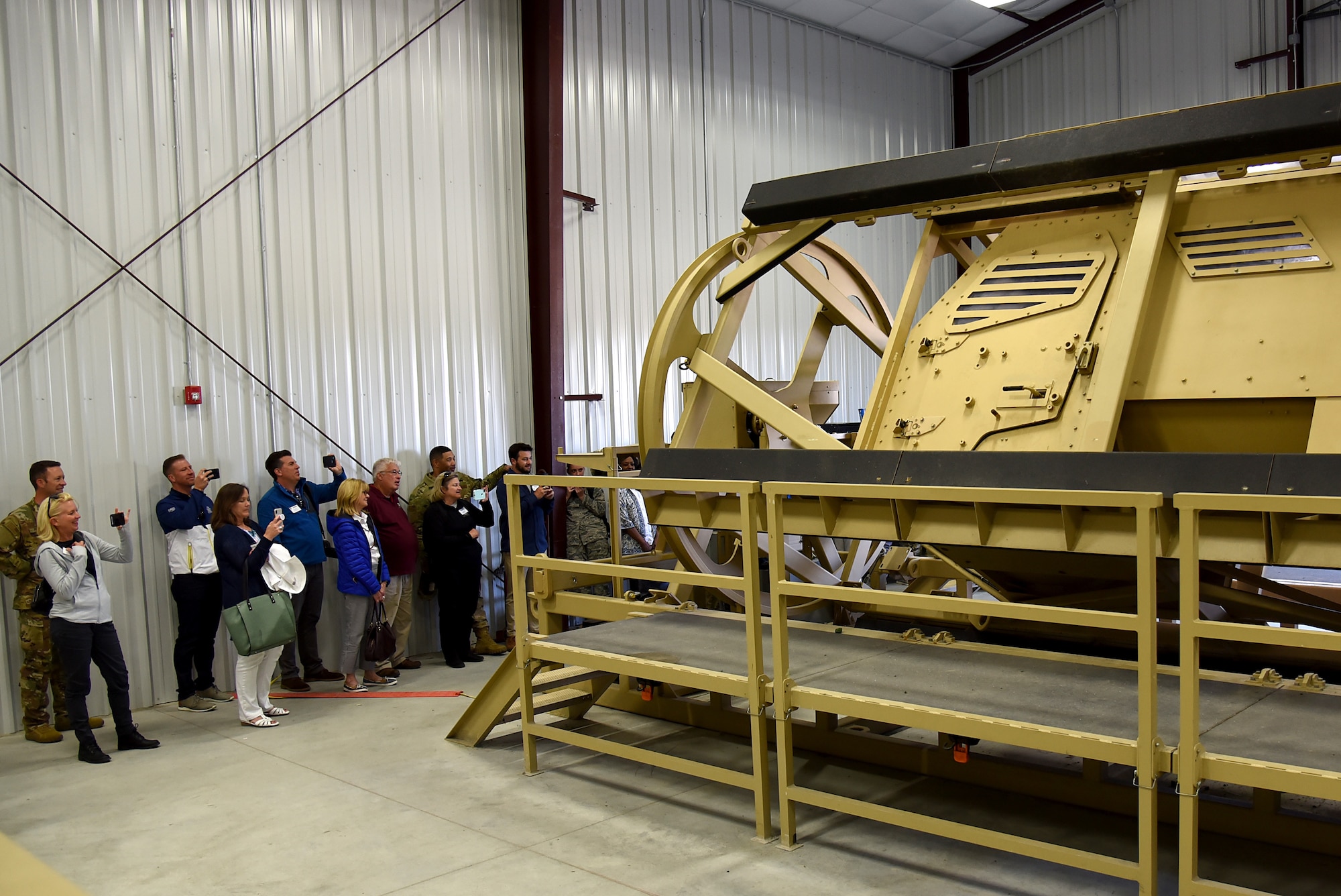 Civic leaders visit the U.S. Air Force Expeditionary Center