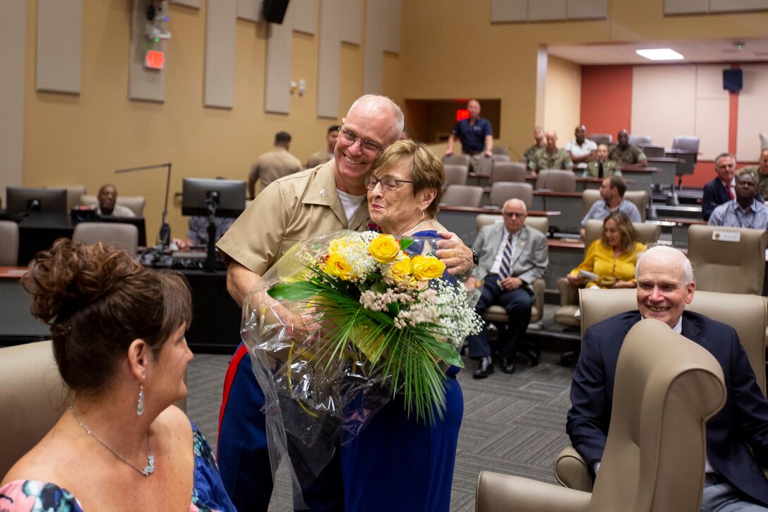 U.S. Marine Corps Forces, South held a retirement ceremony for Col Michael Farrell in Miami where he served as the Chief of Staff since July 13, 2016.