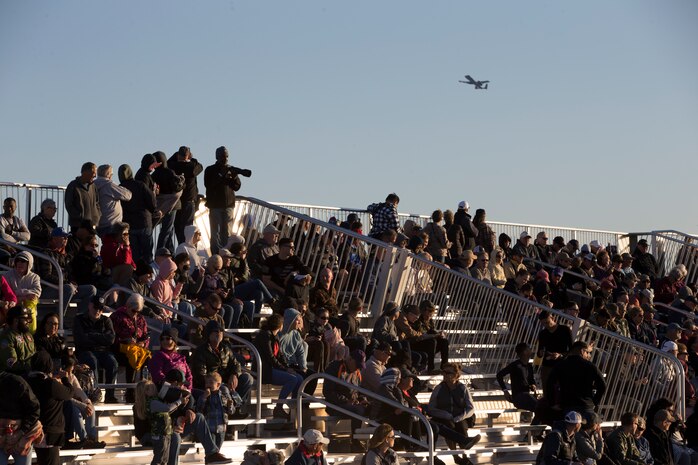 The A-10 Demo Team performs an acrobatic aerial demonstration for the spectators during the 2019 Yuma twighlight hosted by Marine Corps Air Statiion(MCAS) Yuma, Ariz., March 8, 2019. The airshow is MCAS Yuma's only military airshow of the year and provides the community an opportunity to see the thrilling aerial and ground performers for free while interacting with Marines and Sailors. (U.S. Marine Corps photo by Pfc. Hall)