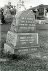 A photo of Healy's gravestone.