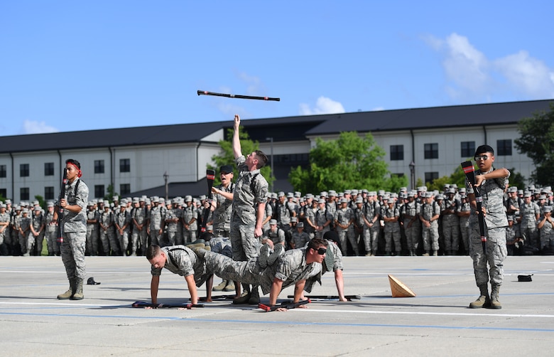 Keesler Air Force Base drill teams perform new routines > Air Education