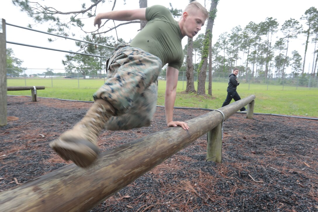 Marines aboard Marine Corps Logistics Base Albany and Marine Corps Logistics Command battled it out during a field meet, April 26. Marines underwent gut-wrenching physical fitness test of strength through a series of challenging events ranging from pull-ups, an obstacle course, running of the rank and tug-of-war, to name a few. Marines with MCLB Albany took home the winning trophy. (U.S. Marine Corps photo by Re-Essa Buckels)