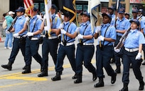 Cadets from Lincoln's Challenge Academy march in the Chicago Memorial Day Parade. This class is scheduled to graduate from the 16-week in-resident phase on June 15. More than 70 percent of cadets are expected to earn their GED. Lincoln's ChalleNGe, administered by the Illinois National Guard, has graduated more than 15,000 formerly at-risk youth since it began in 1993.
