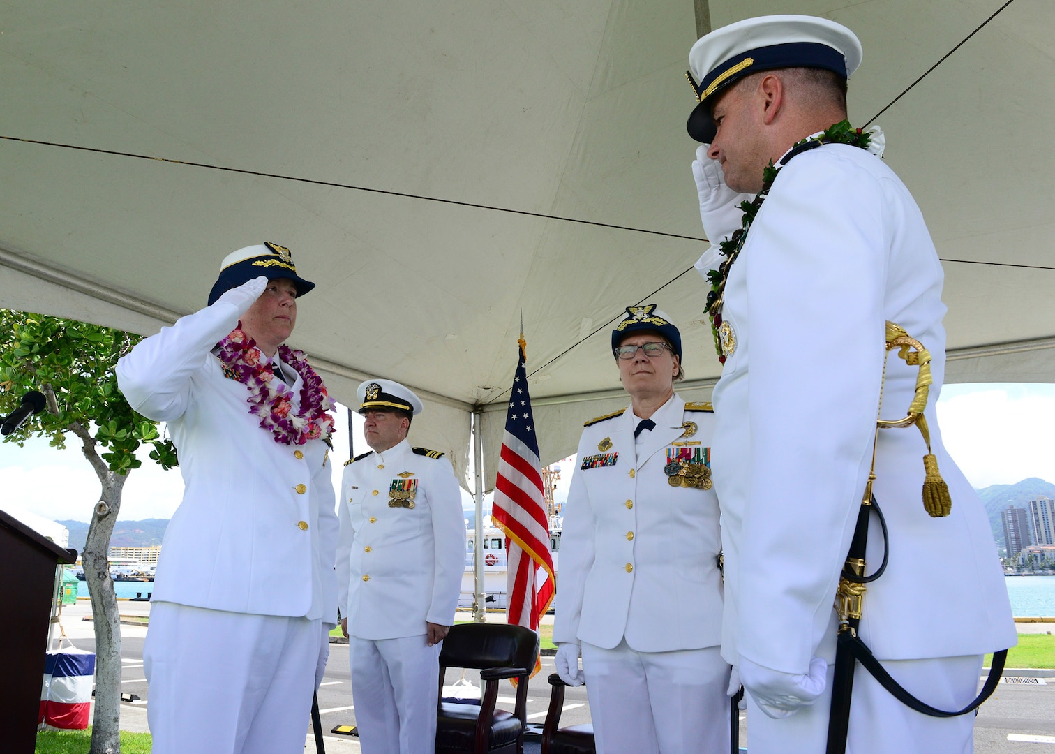 Coast Guard Welcomes New Commanding Officer to Helm of U.S. Coast Guard Cutter Kimball