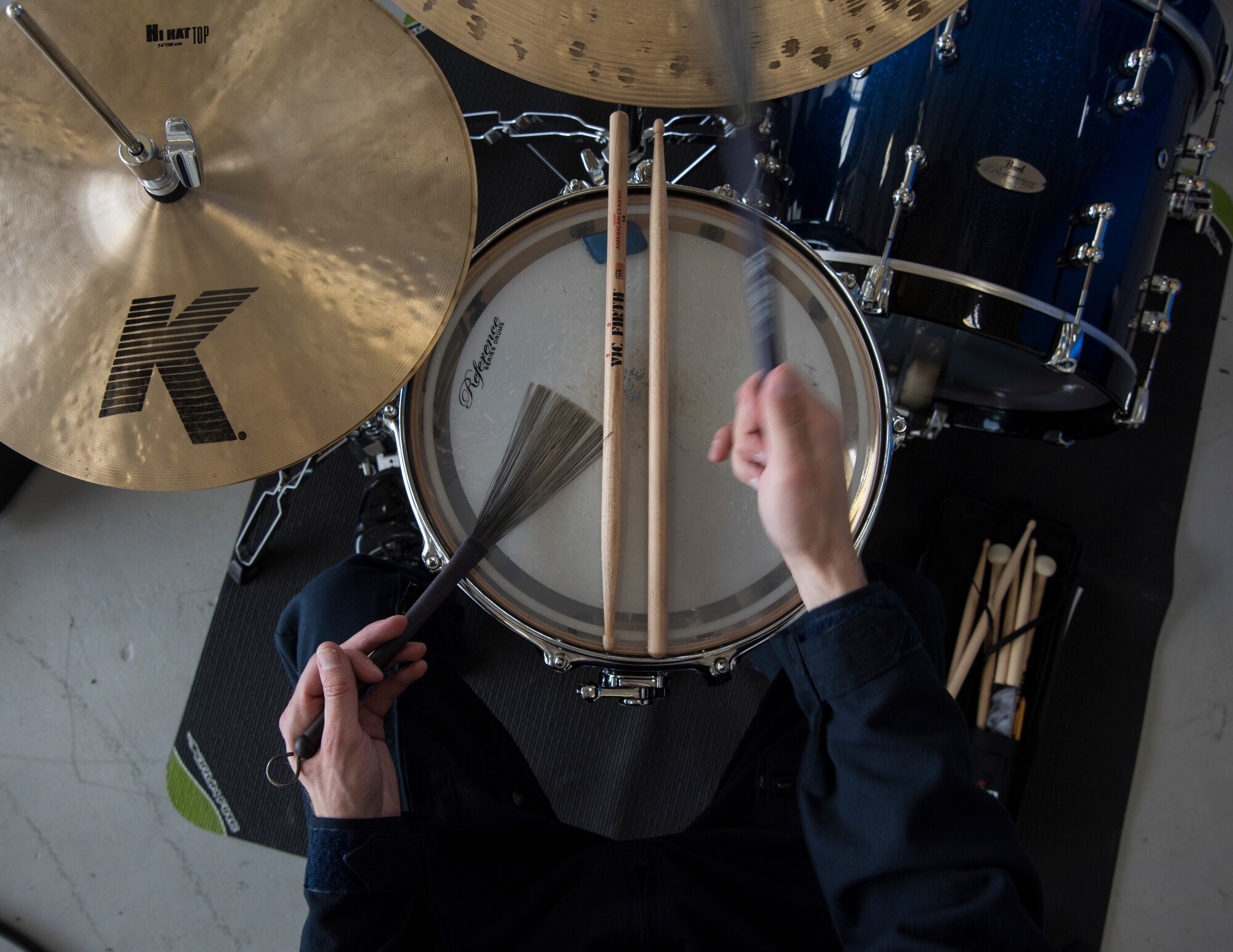 The drum kit
