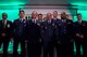 Airmen from the 41st and 48th Rescue Squadron’s (RQS) pose for a photo with Air Force Chief of Staff Gen. David L. Goldfein, during the banquet celebrating the 50th reunion of the Jolly Green Association (JGA), May 4, 2019, in Fort Walton Beach, Fla. The JGA presented Airmen from the 48th and 41st RQS with the Rescue Mission of the Year award; the only non Air Force rescue award recognized by the Air Force. (U.S. Air Force Photo by Staff Sgt. Janiqua P. Robinson)