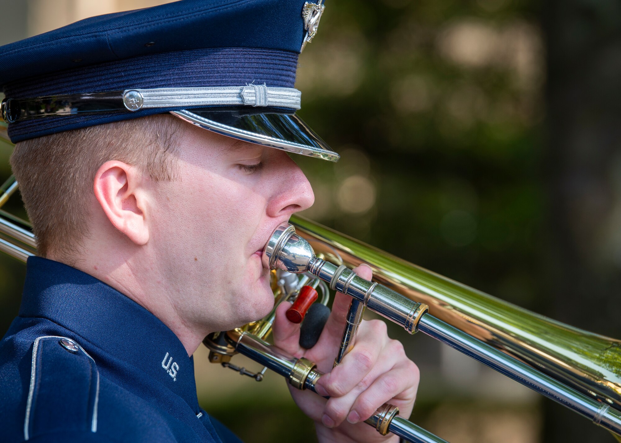 374th SFS Airmen finish Police Week with retreat ceremony