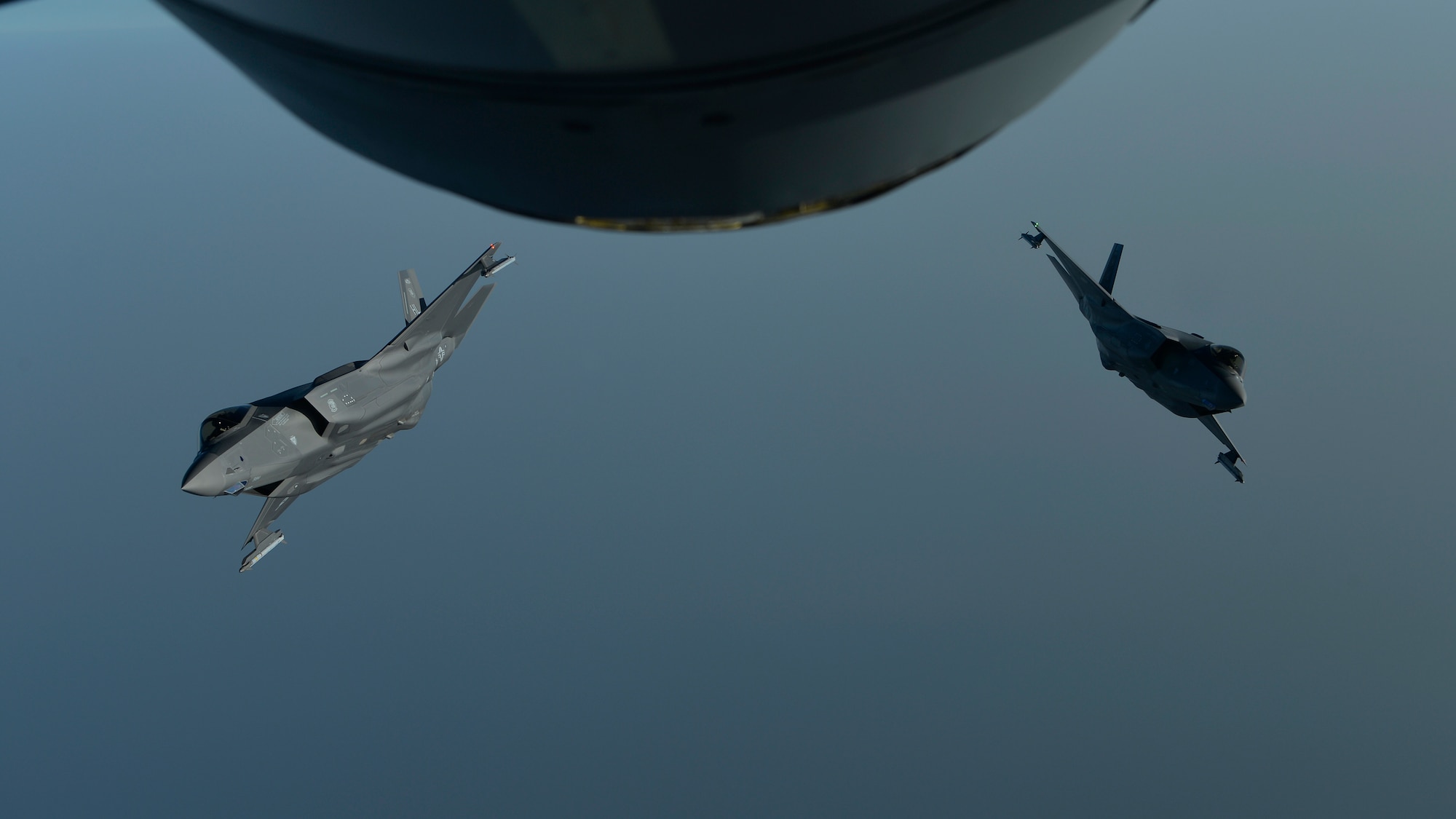 A photo of two F-35As.