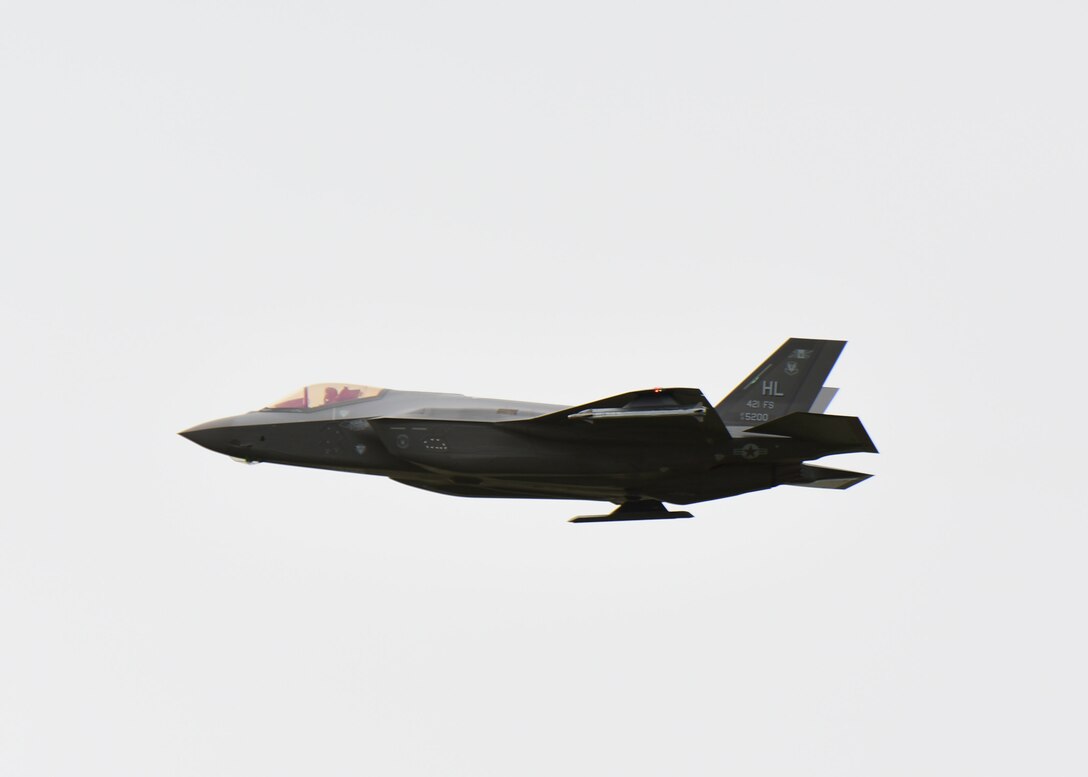 An F-35A Lightning II conducts daily operations during a Theater Security Package at Aviano Air Base, Italy, May 29, 2019.