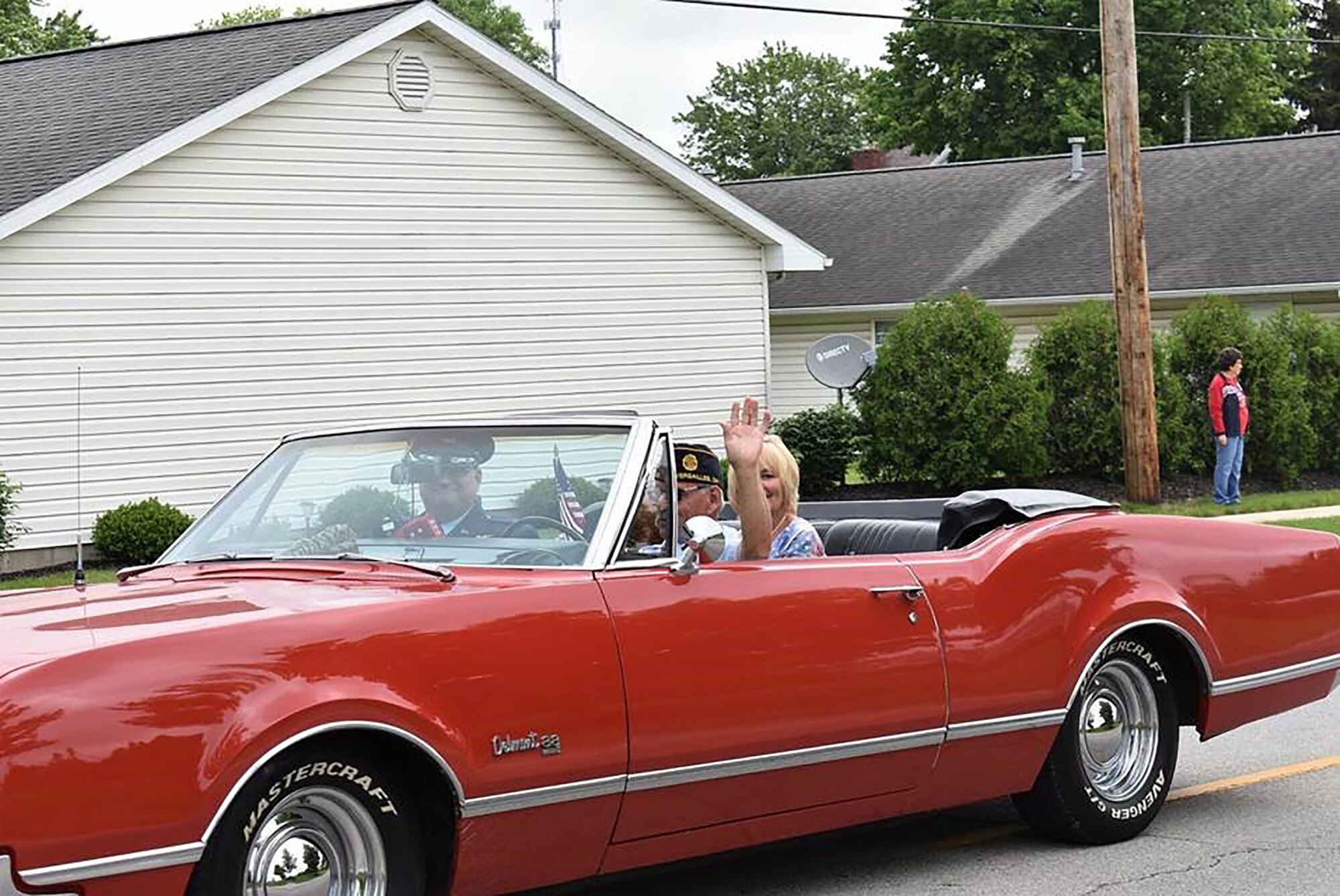 Col. Bryan Runion, 445th Mission Support Group commander, was the guest speaker at the Memorial Day Service for the City of Versailles, Ohio, May 27, 2019. He participated in a parade that concluded at the Greenlawn Cemetery where the ceremony was held.