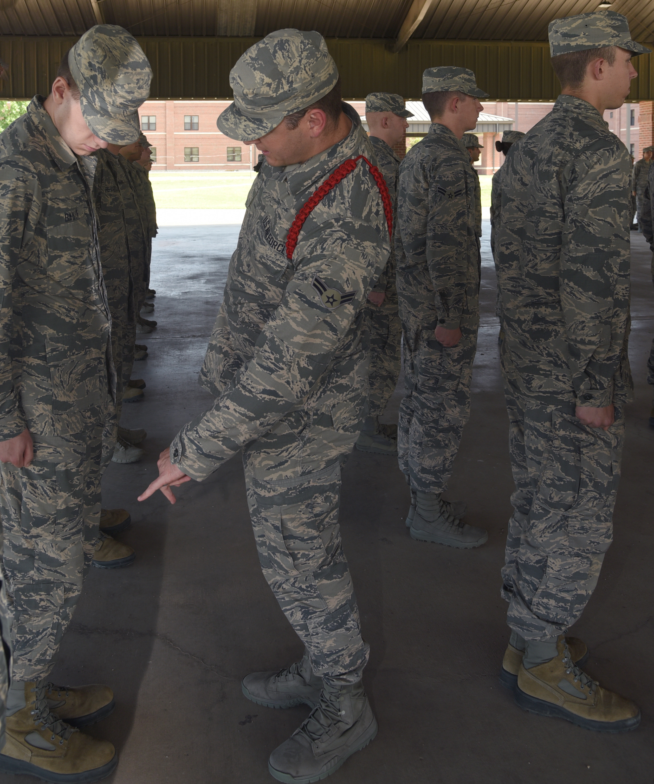 Air force red rope 2025